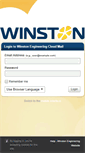 Mobile Screenshot of mail.winstonengineering.com.sg
