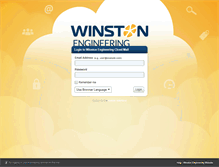 Tablet Screenshot of mail.winstonengineering.com.sg